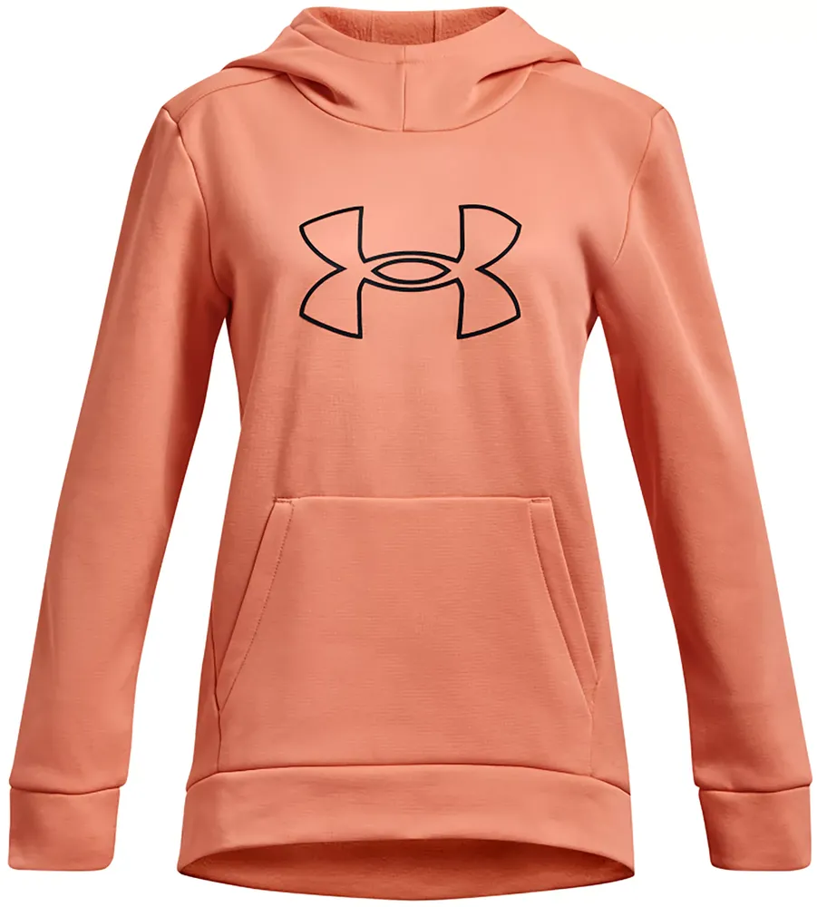 Peach under online armour hoodie