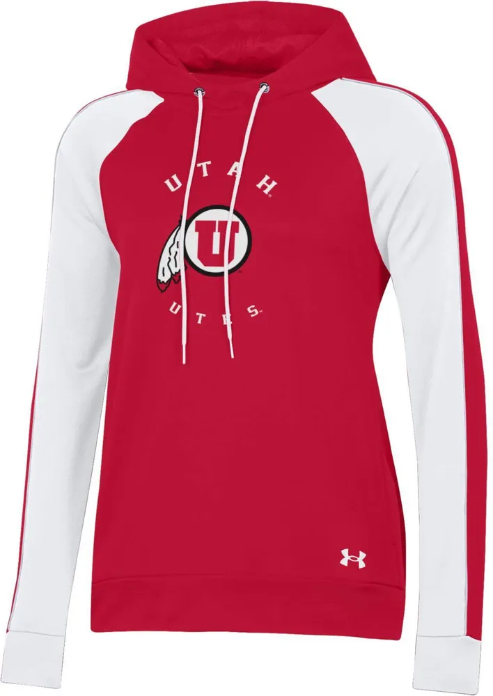 Under armour hoodie fashion 2024 red