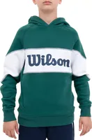 Wilson fleece colorblock hotsell logo hoodie