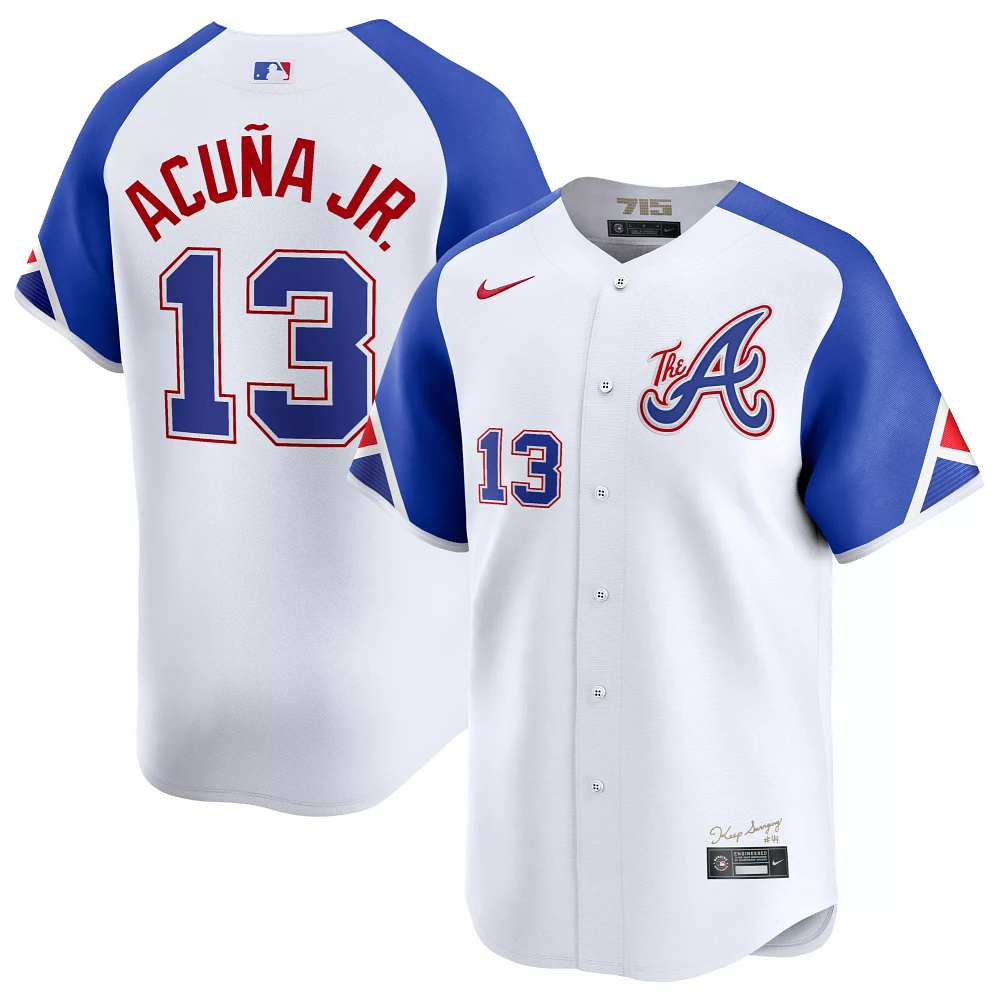 Nike Atlanta Braves #13 Ronald Acuna Jr Red Jersey MLB Size Medium-Brand New! hotsell