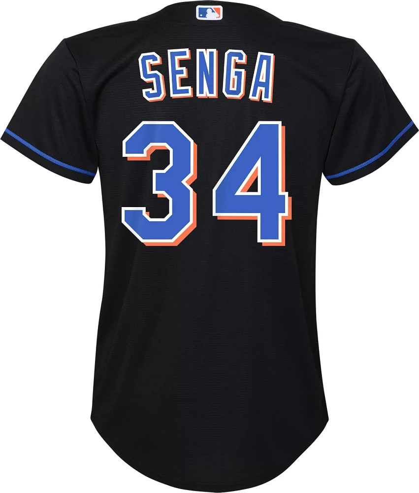 Nike Youth New York Mets Kodai Senga #34 Black Alternate Cool Base 