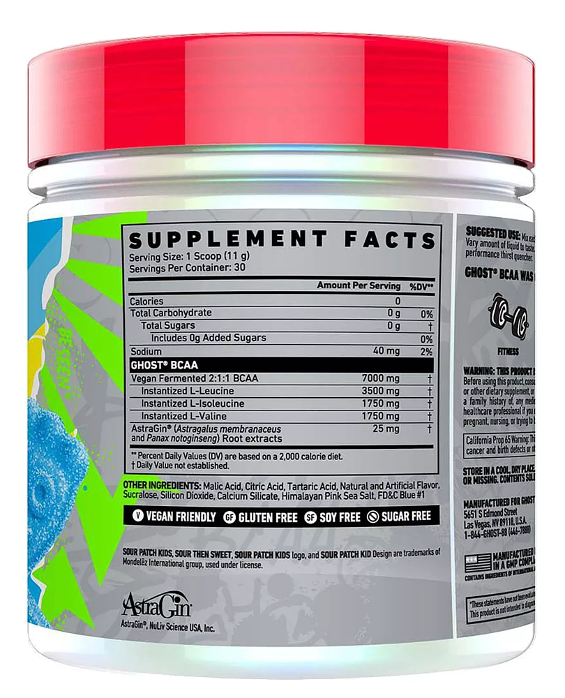 Dick's Sporting Goods GHOST BCAA Amino Acids Hamilton Place