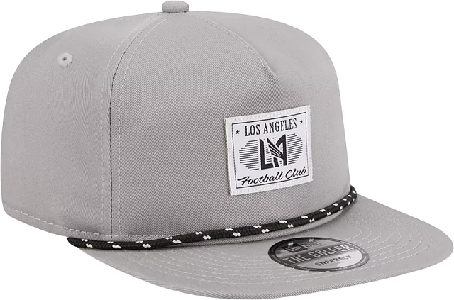 New Era Adult Los Angeles FC Golfer Rope Grey Adjustable Hat | The 