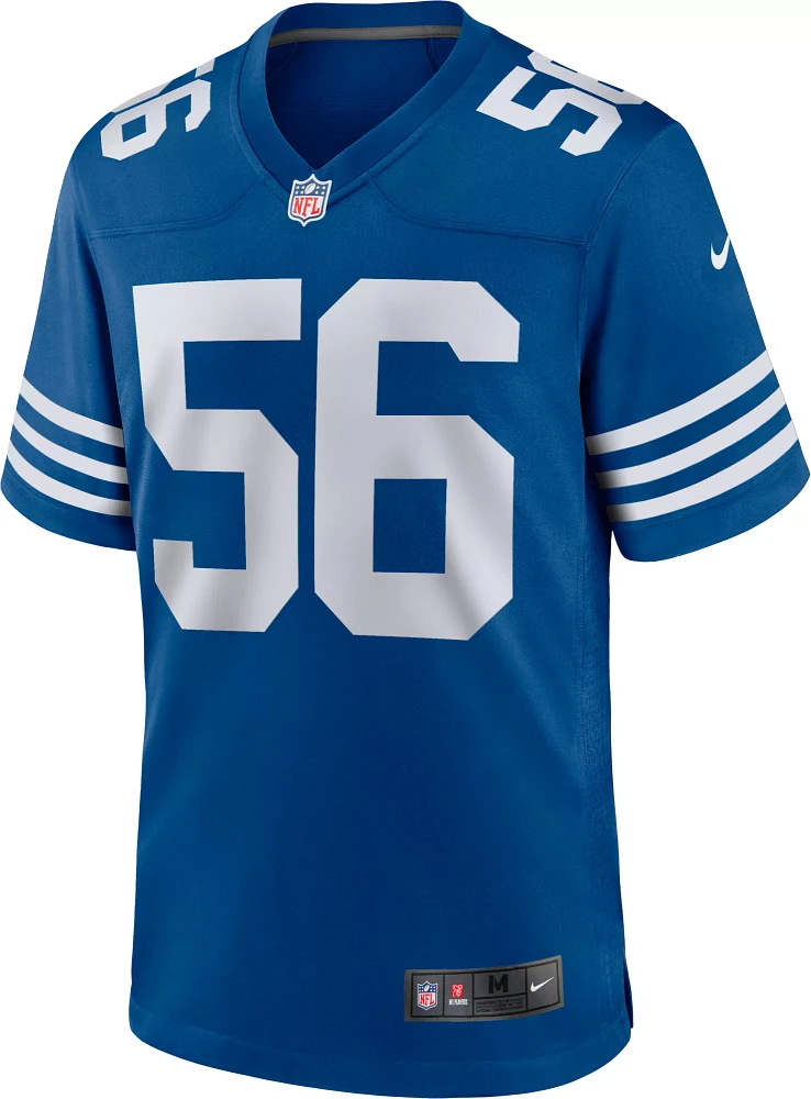 Nike M cheapest NFL Indianapolis Colts #56 STS Stitched Jersey