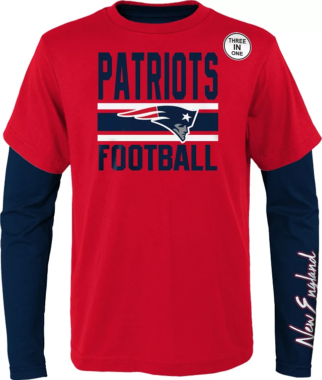 NFL Team Apparel Boys' New England Patriots Fan Fave 3-In-1 T-Shirt | The  Market Place