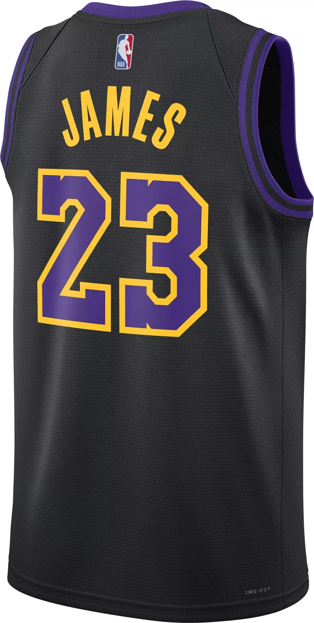 Nike Men's 2023-24 City Edition Los Angeles Lakers LeBron