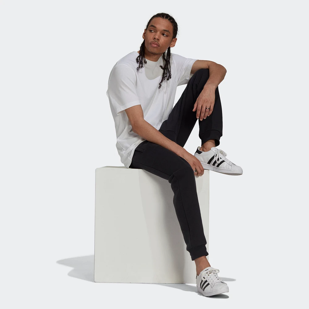 Adidas originals fleece slim pant shops