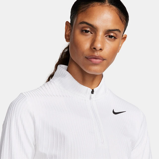 optstuffdrawstringborderlongtshirt XXL 白 Nike Women's Dri-FIT Advantage ¼ Zip Long Sleeve Golf Top