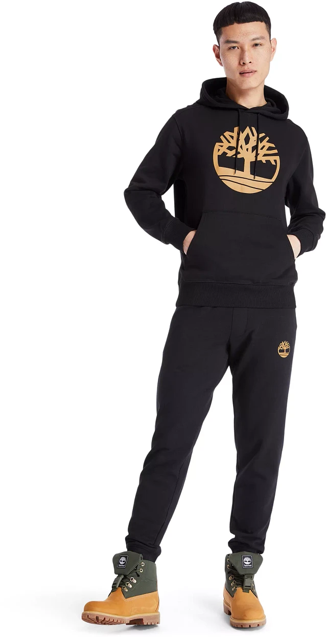 TIMBERLAND deals Core Tree Logo Mens Hoodie & Jogger Set