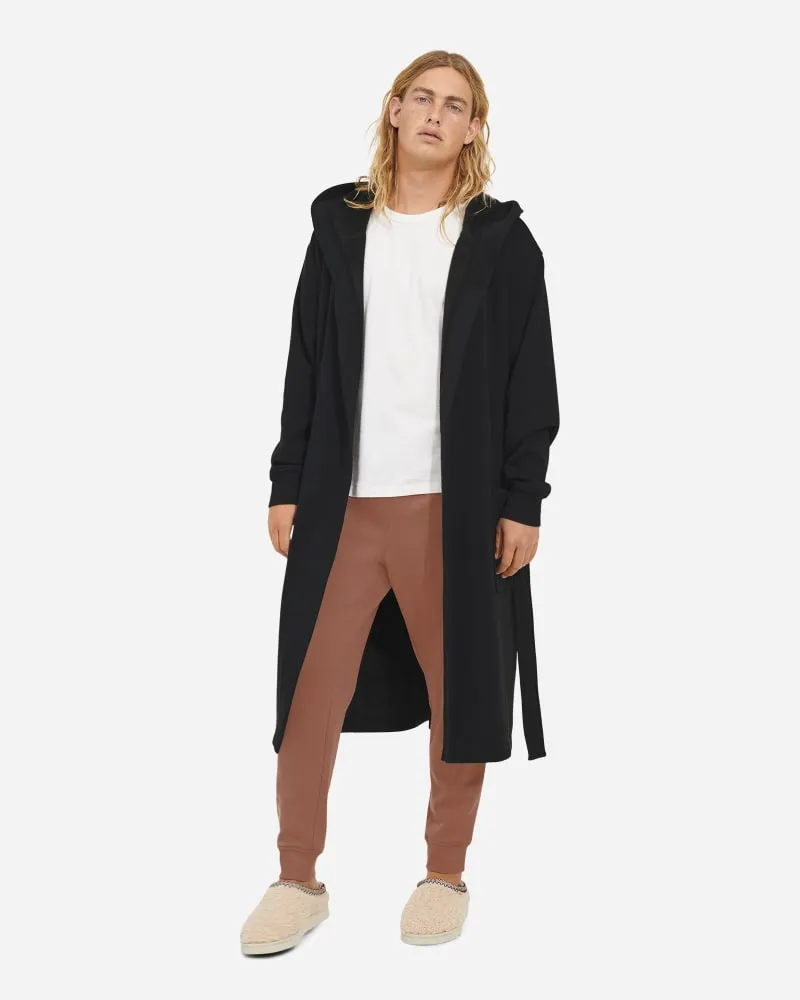 UGG Men s Leeland Robe Cotton Blend Robes in Black Yorkdale Mall
