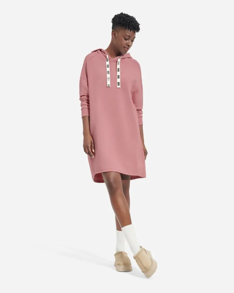Pink hoodie outlet dress