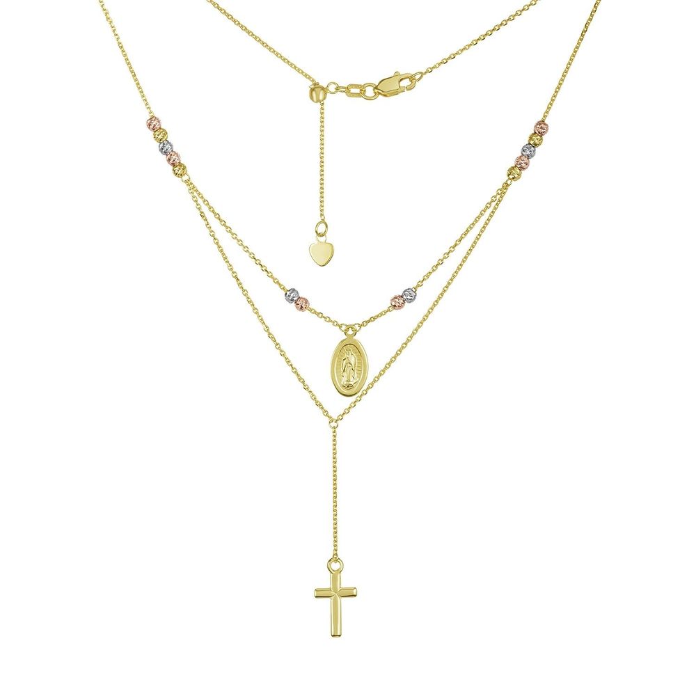 Rosary choker necklace hotsell