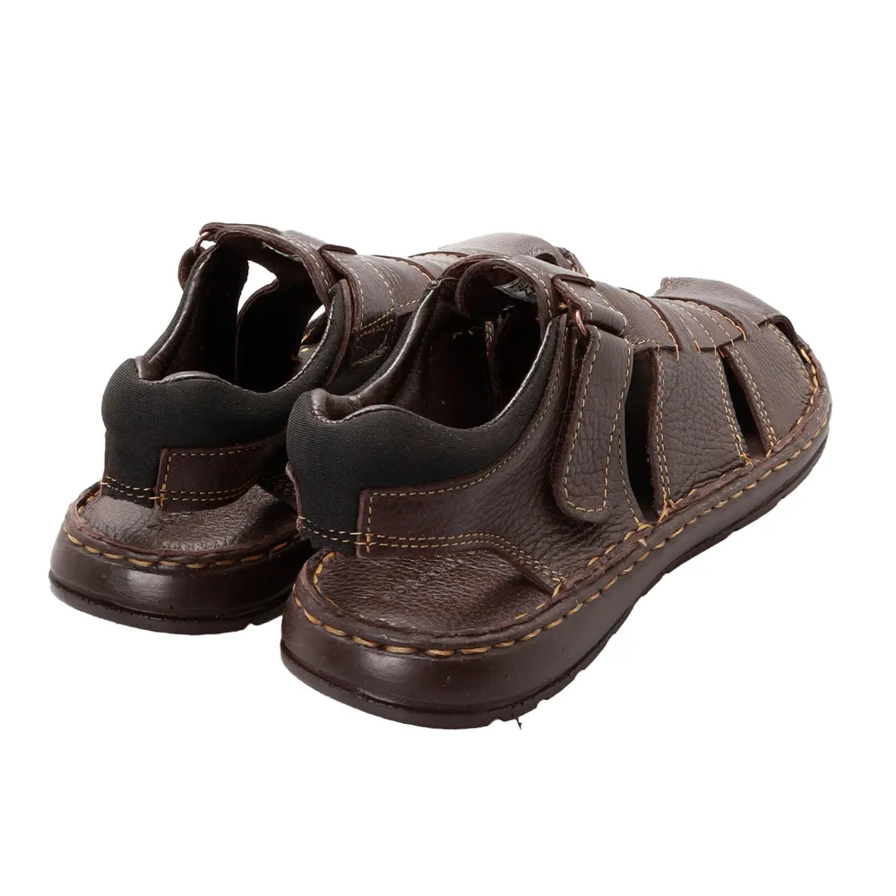 Sandalias cangrejeras piel discount hombre