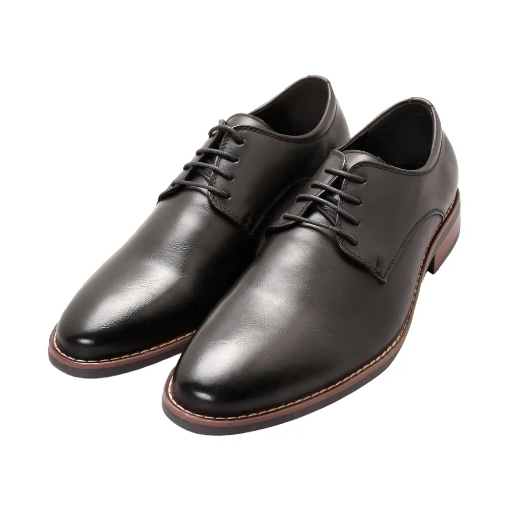 Zapatos negro mate liso para hombre con agujetas Dorothy Gaynor