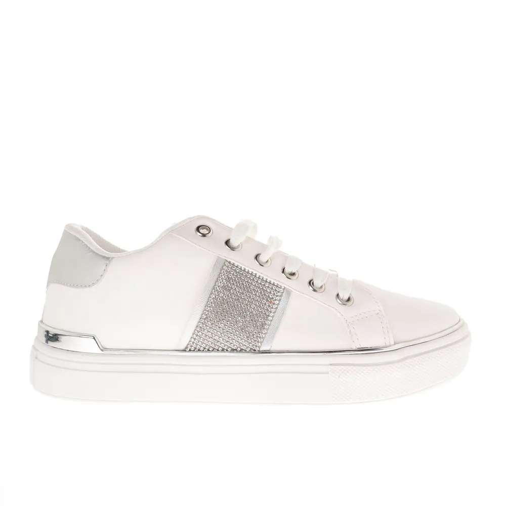 Tenis blancos con online brillos