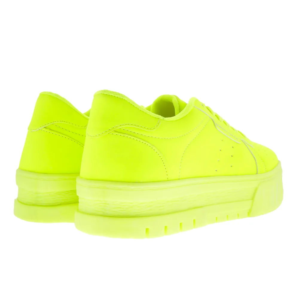 Tenis discount amarillo neon