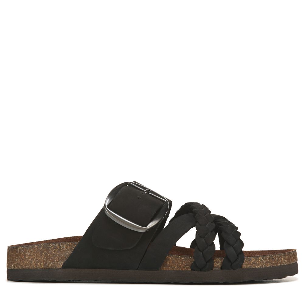 White Mountain Women s Healing Leather Footbed Sandal Bramalea