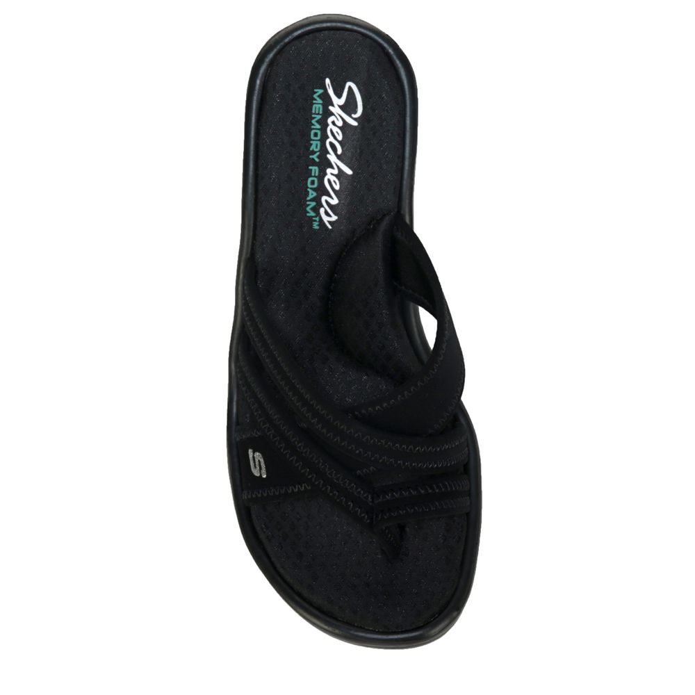 Skechers womens young at heart wedge sandals on sale