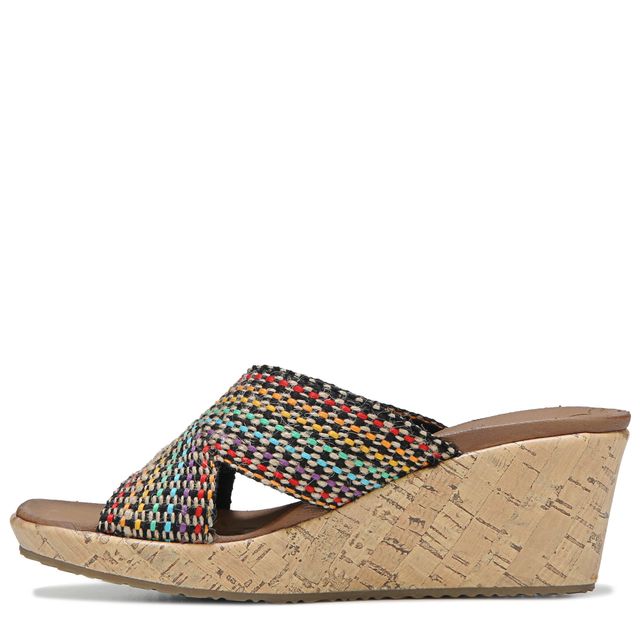 Skechers cali women's online beverlee delighted wedge sandal