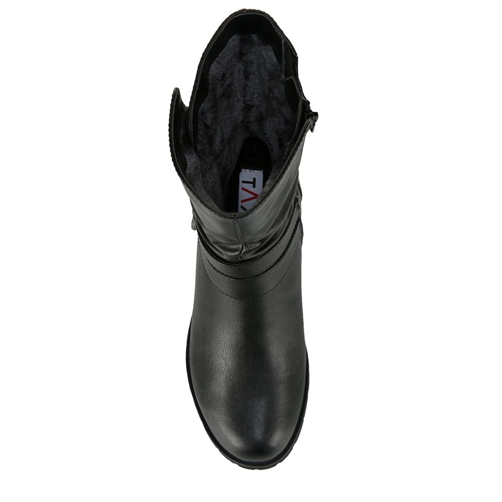 Quinn block heel bootie discount