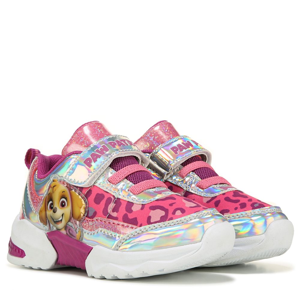 Paw patrol pink light up shoes hotsell
