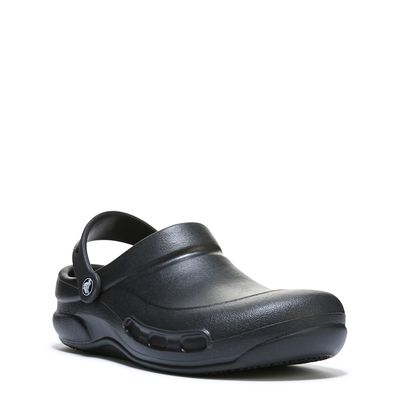 Black slip resistant crocs top