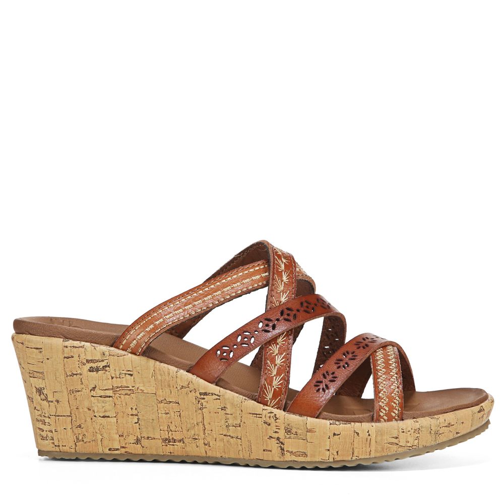 Skechers Women s Beverlee Tiger Posse Wedge Sandal Bayshore
