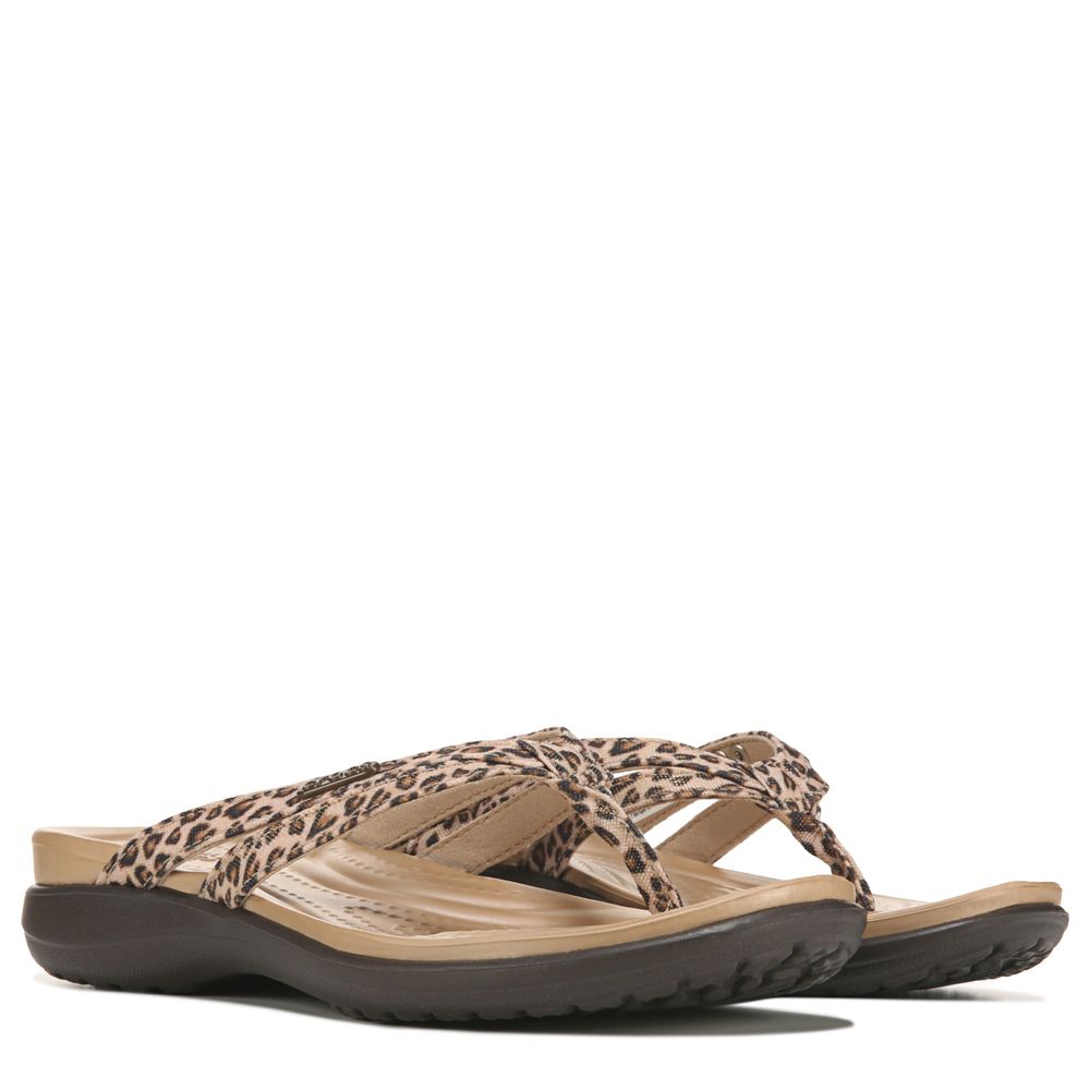 Women's capri strappy hot sale flip