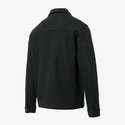 【INCHANT ME】Rucker Suede Overfit Jacket Faux Suede Biker Jacket In Black