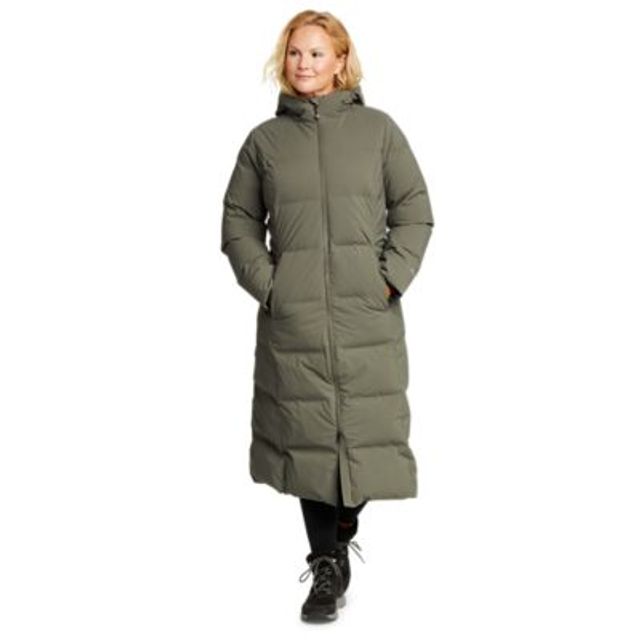 Eddie Bauer Women's Glacier Peak Seamless Stretch Down Duffle Coat