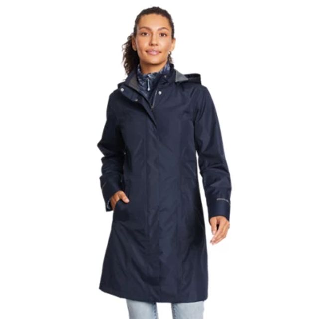 Eddie bauer girl on the go on sale insulated trench coat