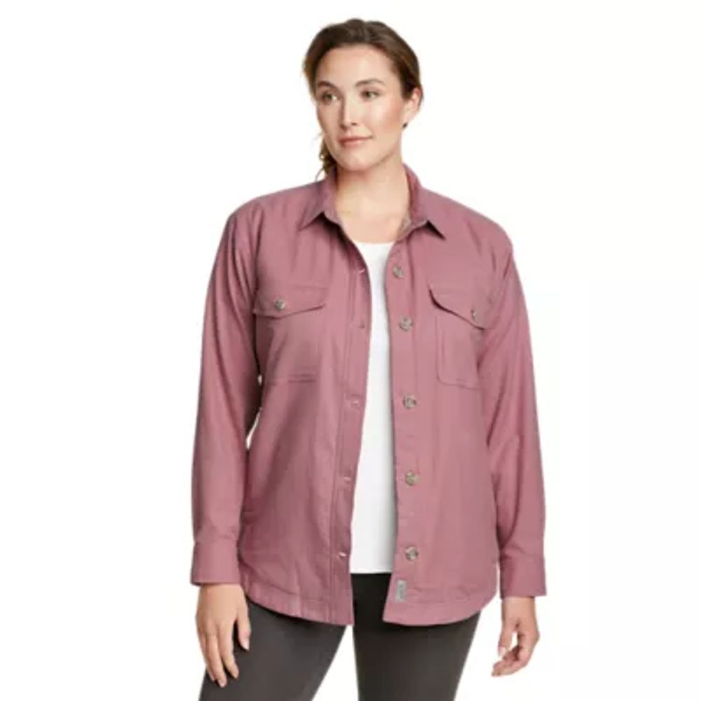 Eddie bauer womens hot sale shirt jacket