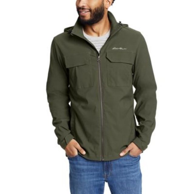 Atlas stretch hooded outlet jacket