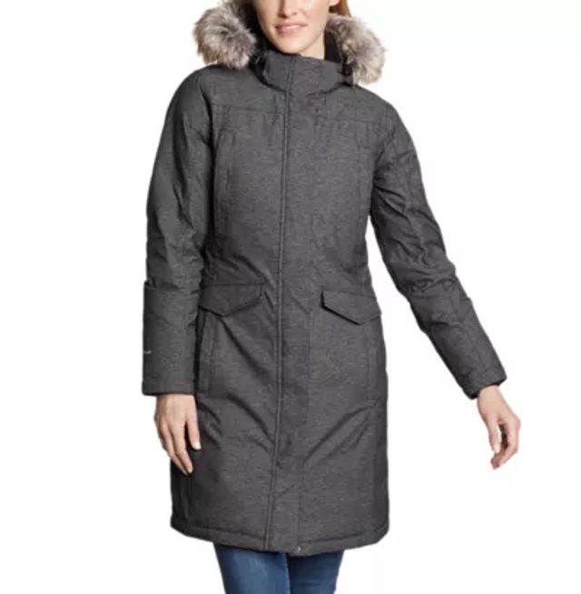 Eddie bauer silver on sale lining down parka