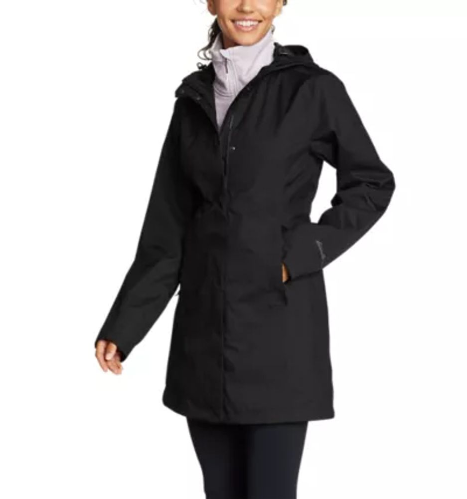 Eddie bauer store trench raincoat