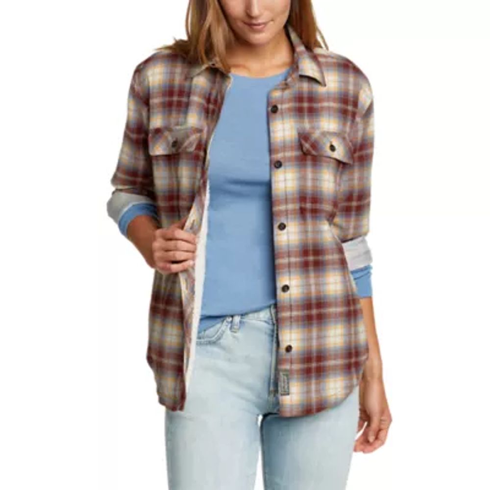 Eddie bauer 2024 sherpa lined flannel