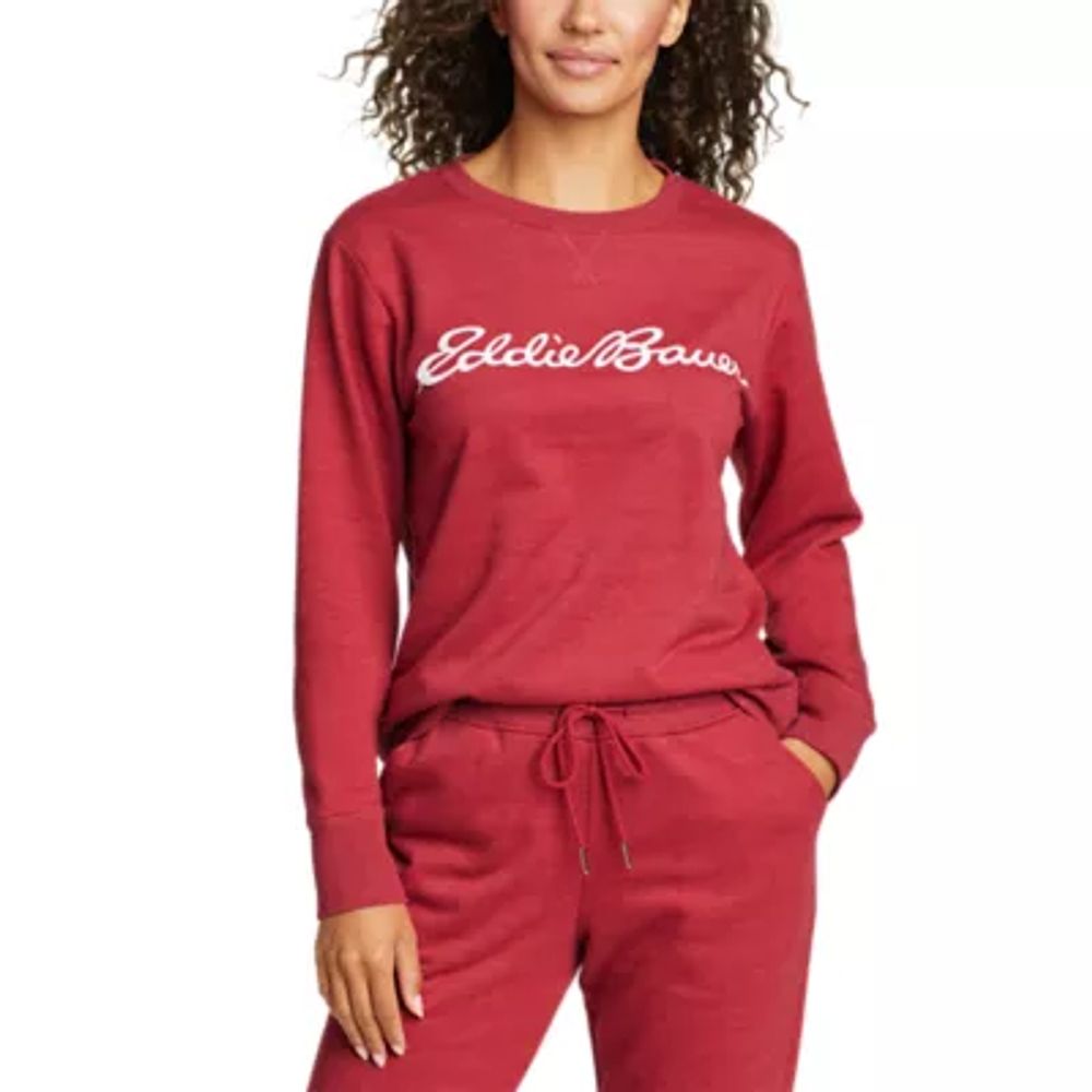 Eddie bauer camp fleece crew sweatshirt new arrivals