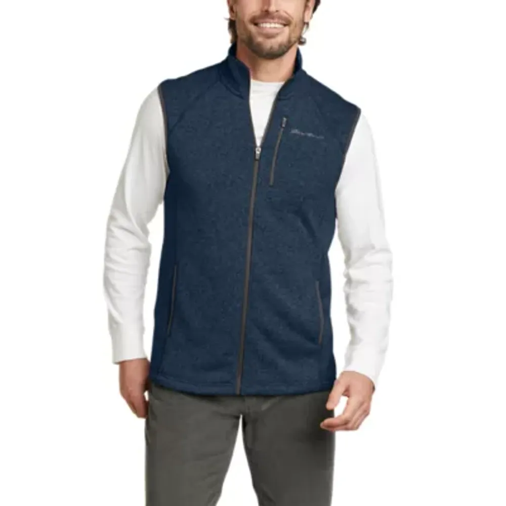 Eddie bauer men's fleece vest sale