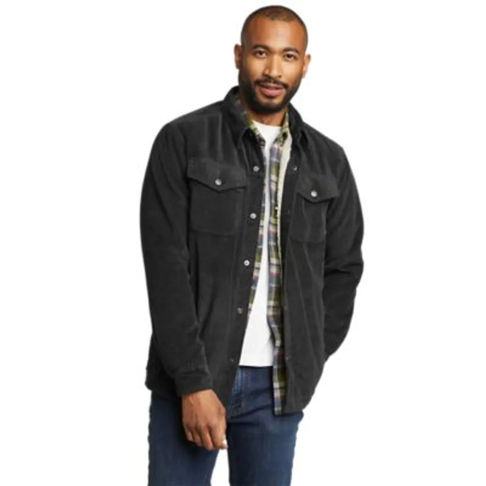 Shearling lined corduroy jacket sale