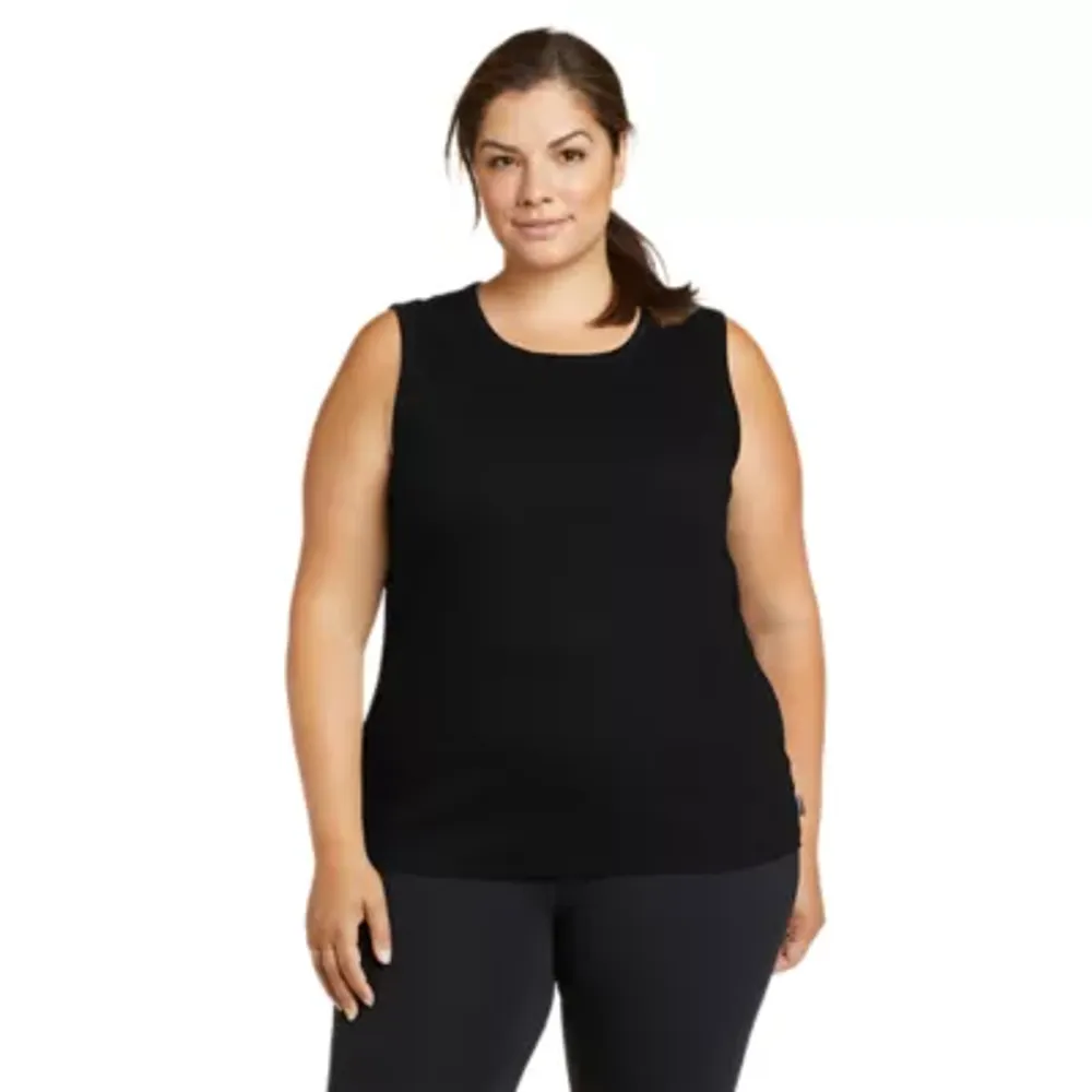 Plus size long deals tank tops for layering