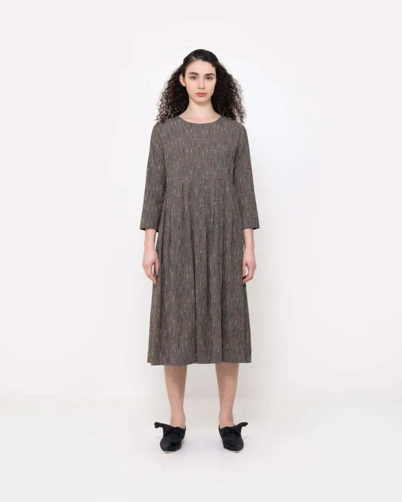 Pleated smock dress hotsell