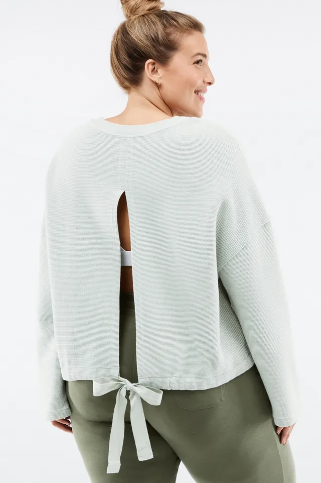 Athleta tie back discount sweatshirt