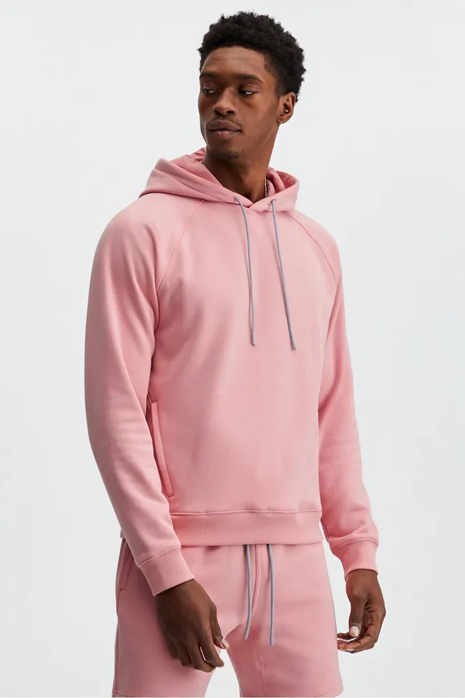 Male store pink hoodie