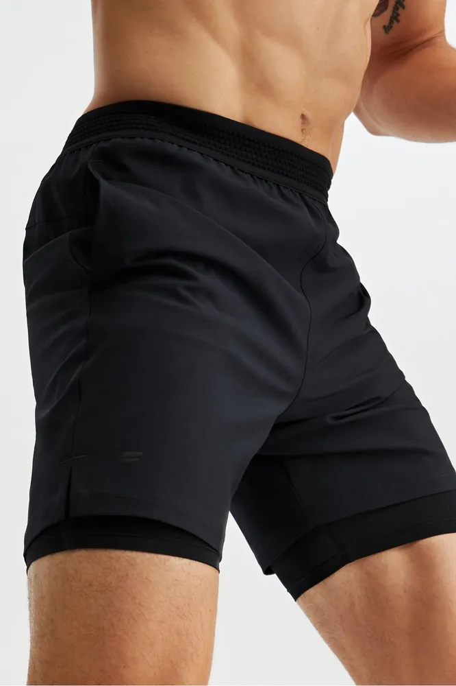 Fabletics store compression shorts