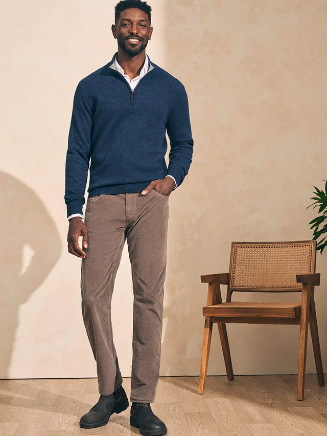 Faherty Beach Fleece Quarter Zip | Bethesda Row
