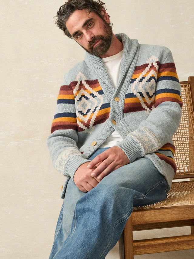 Faherty Steven Paul Judd Cardigan Sweater - Mountain River Faherty Steven Paul Judd Cardigan Sweater - Mountain River