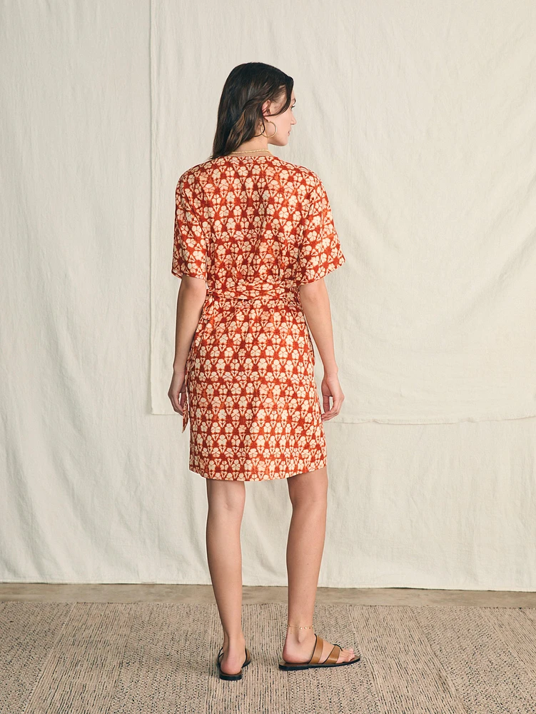 新しいコレクション Faherty Willow Dress - Spiced Shibori Print | Bethesda Row ワンピース