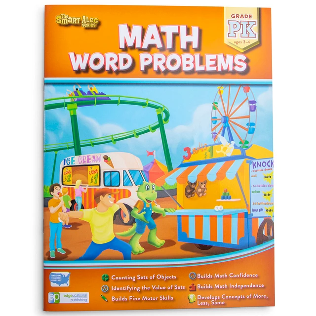 Smart Alec Reading/gade4, Math/9〜,英語問題集 Five Below The Smart Alec Series™ Math Word Problems Workbook at