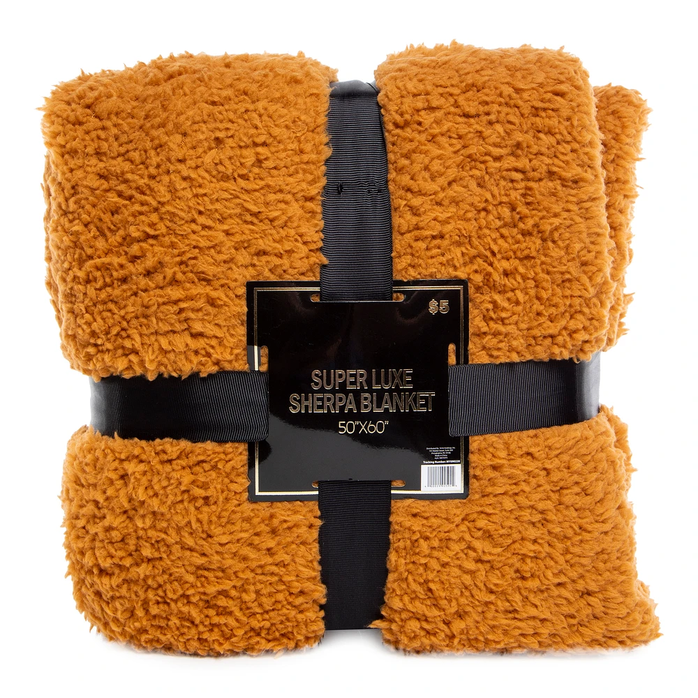 Super luxe sherpa blanket on sale