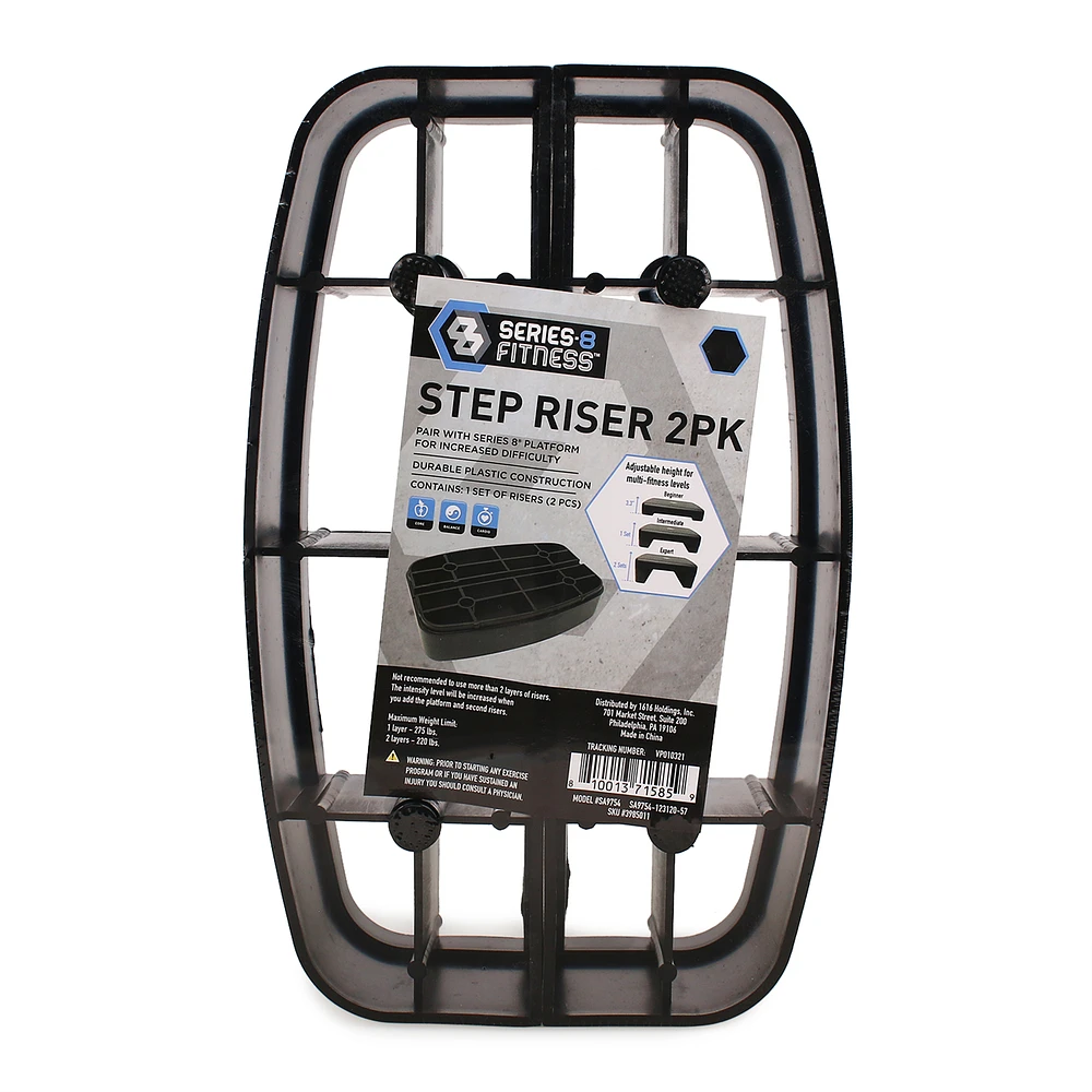 Series 8 fitness step platform risers on sale